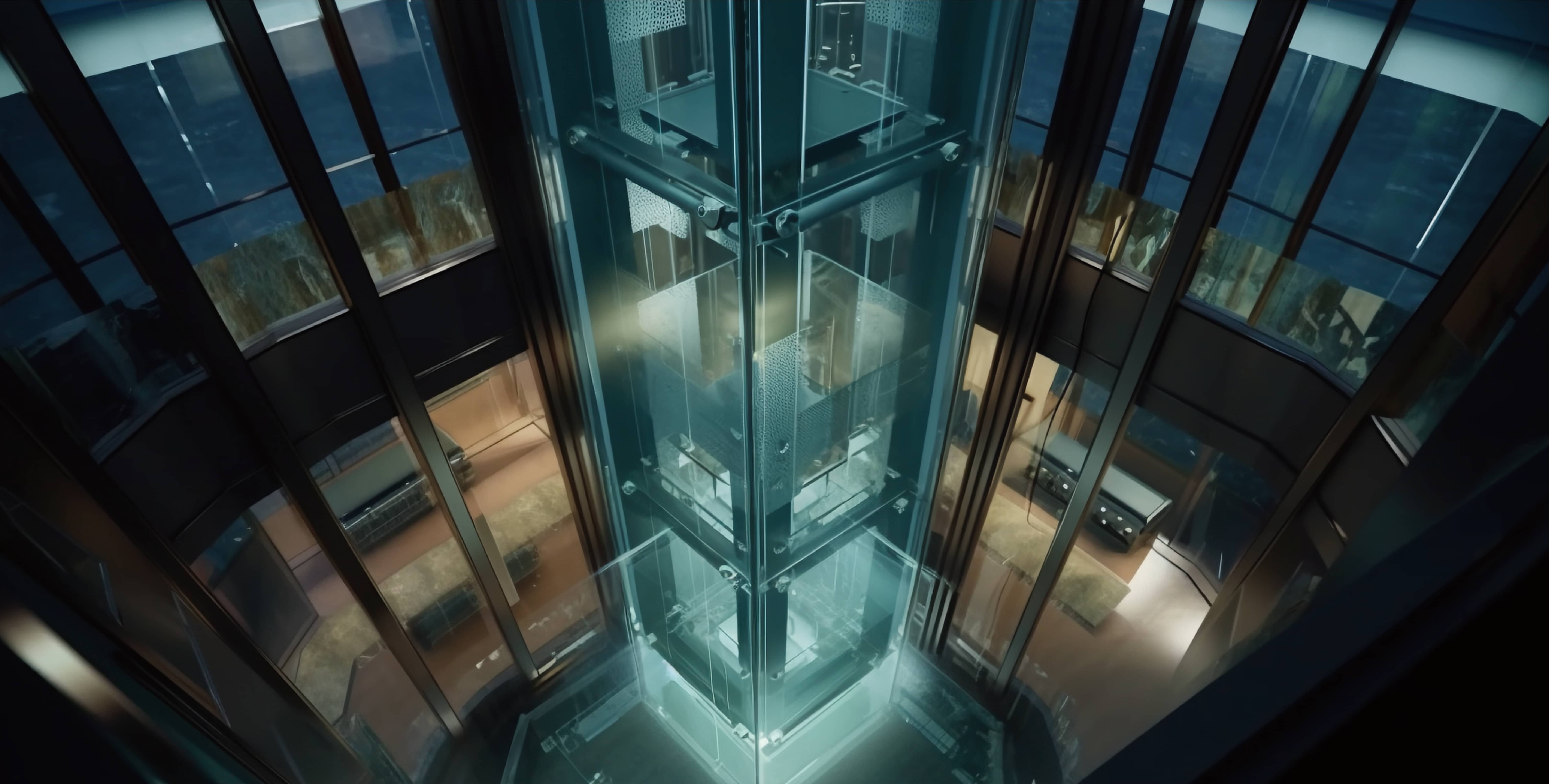 Custom Modern House Elevator