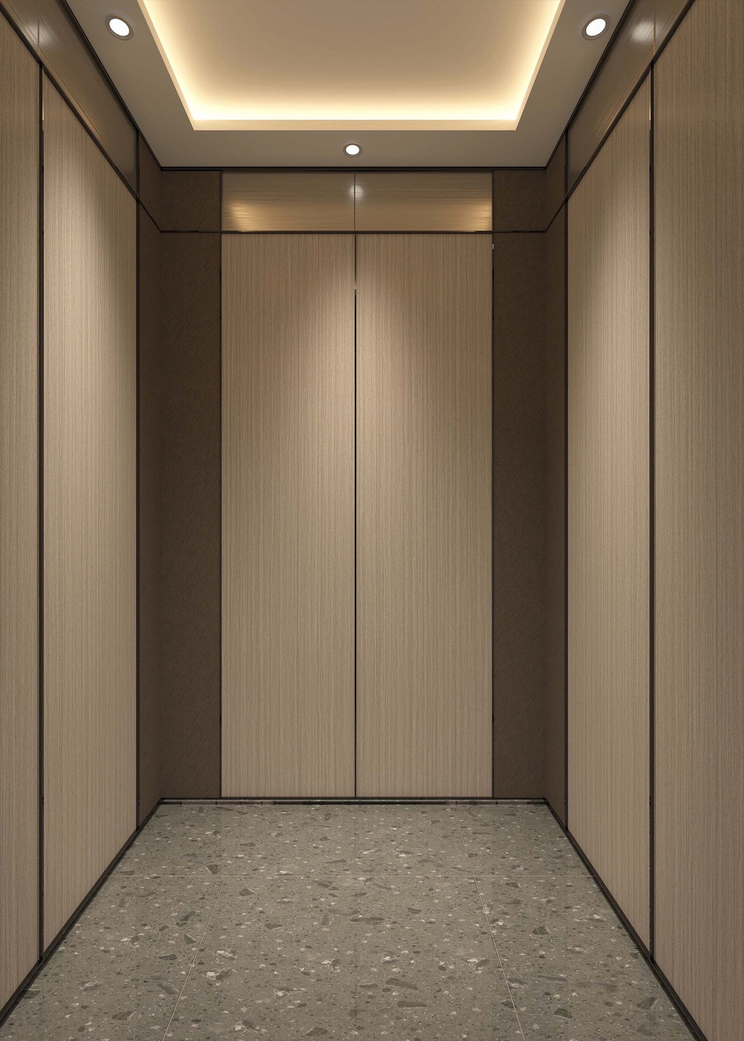 S02-007 New Oriental style with wood finish